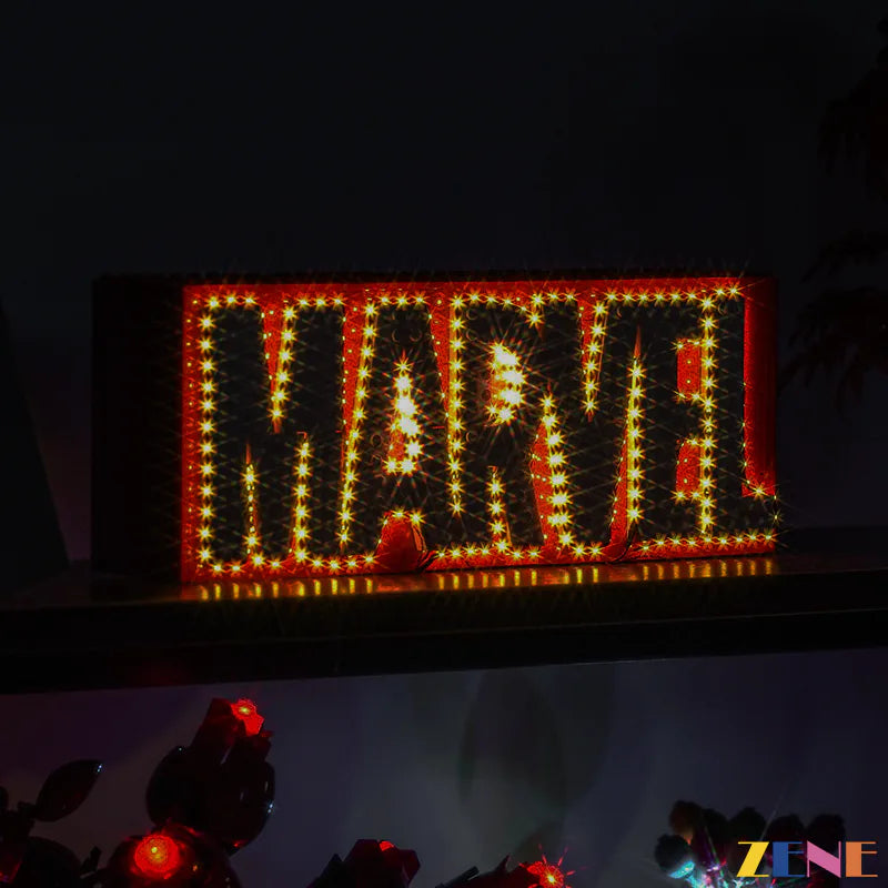 Light Kit for Marvel Logo & Minifigures #76313